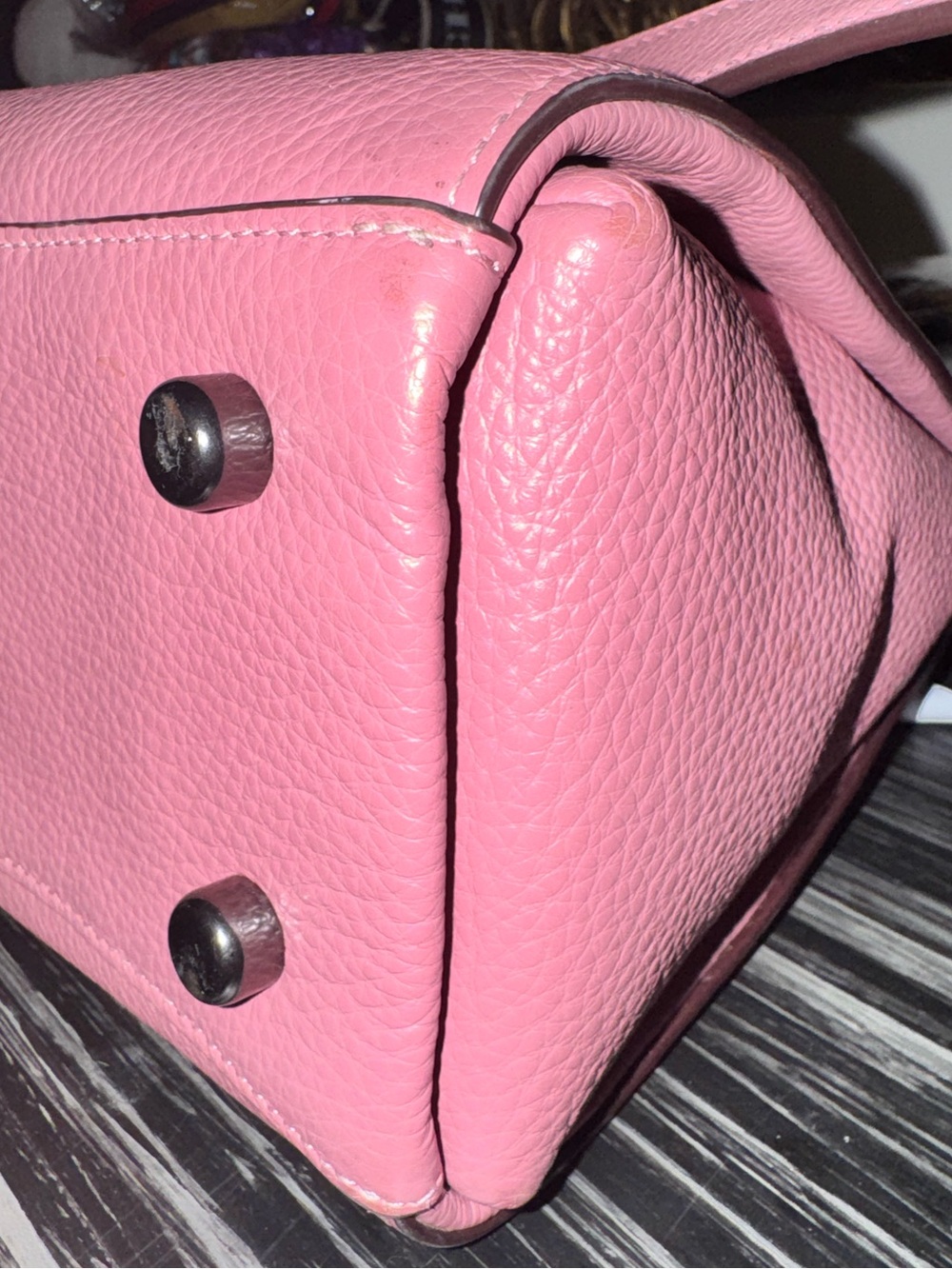 Coach Dusty Pink Mia Leather Satchel with Strap 2019 (F77884) - EUC $499 MSRP - Picture 11 of 15